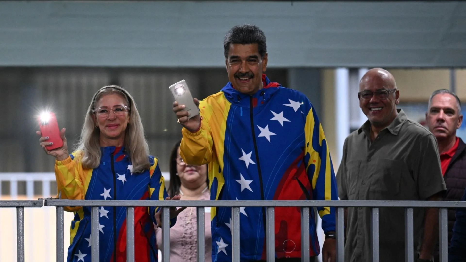 Nicolás Maduro y Cilia Flores