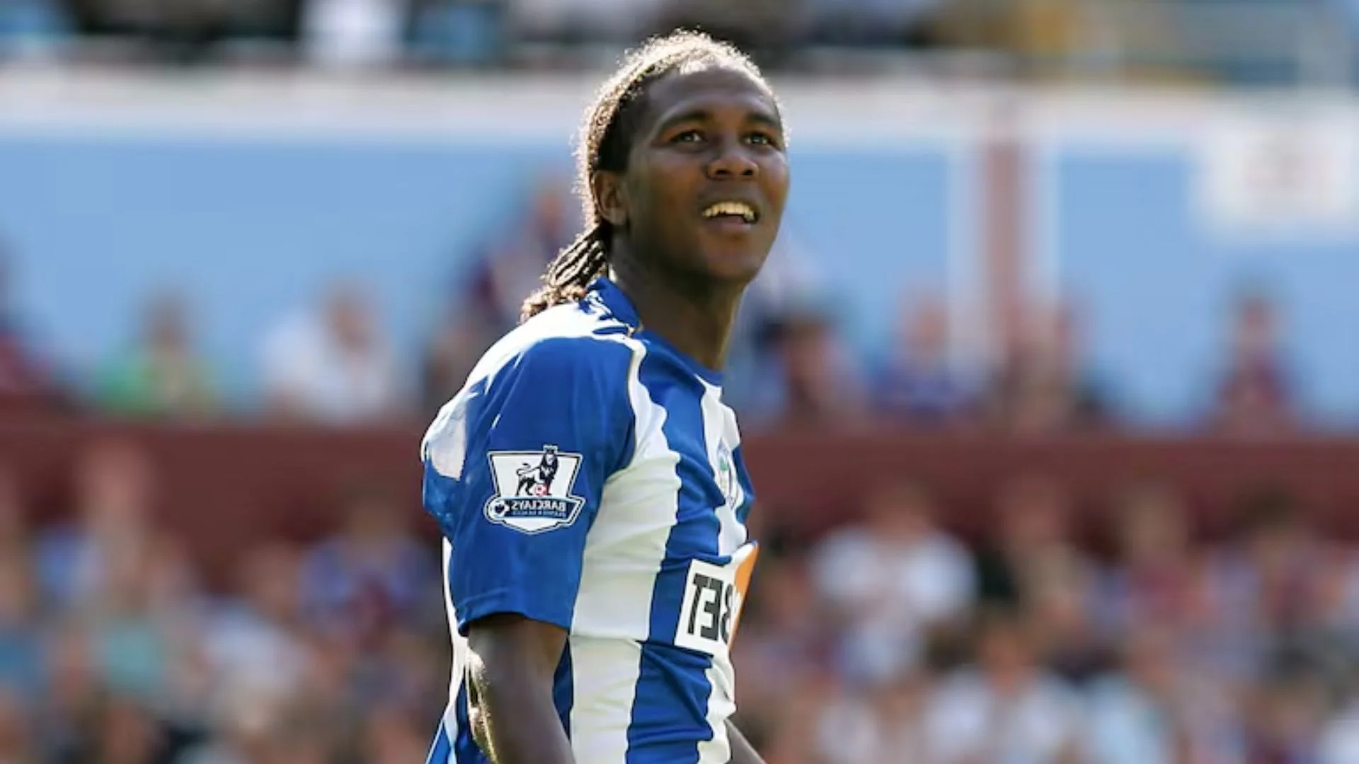 Hugo Rodallega, vistiendo los colores del Wigan Athletic