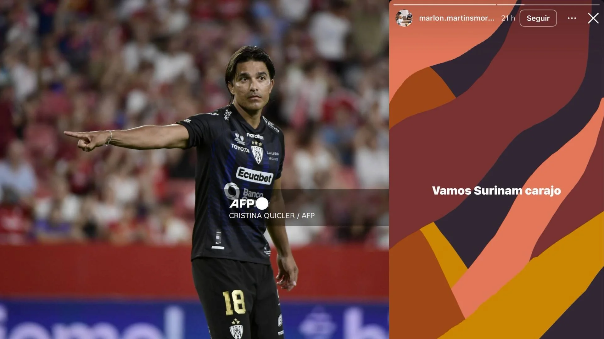 Marcelo Moreno Martins, jugador ícono del fútbol boliviano