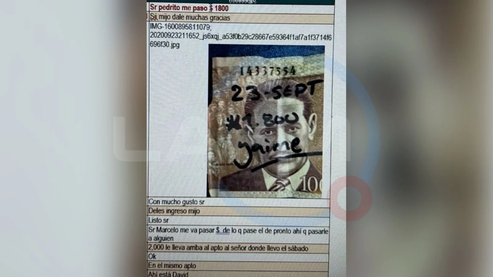 Tras lograr desencriptar las comunicaciones cifradas se logró establecer que alias Medio Labio estuvo detrás del envío de más de 44 toneladas de cocaína a destinos internacionales
