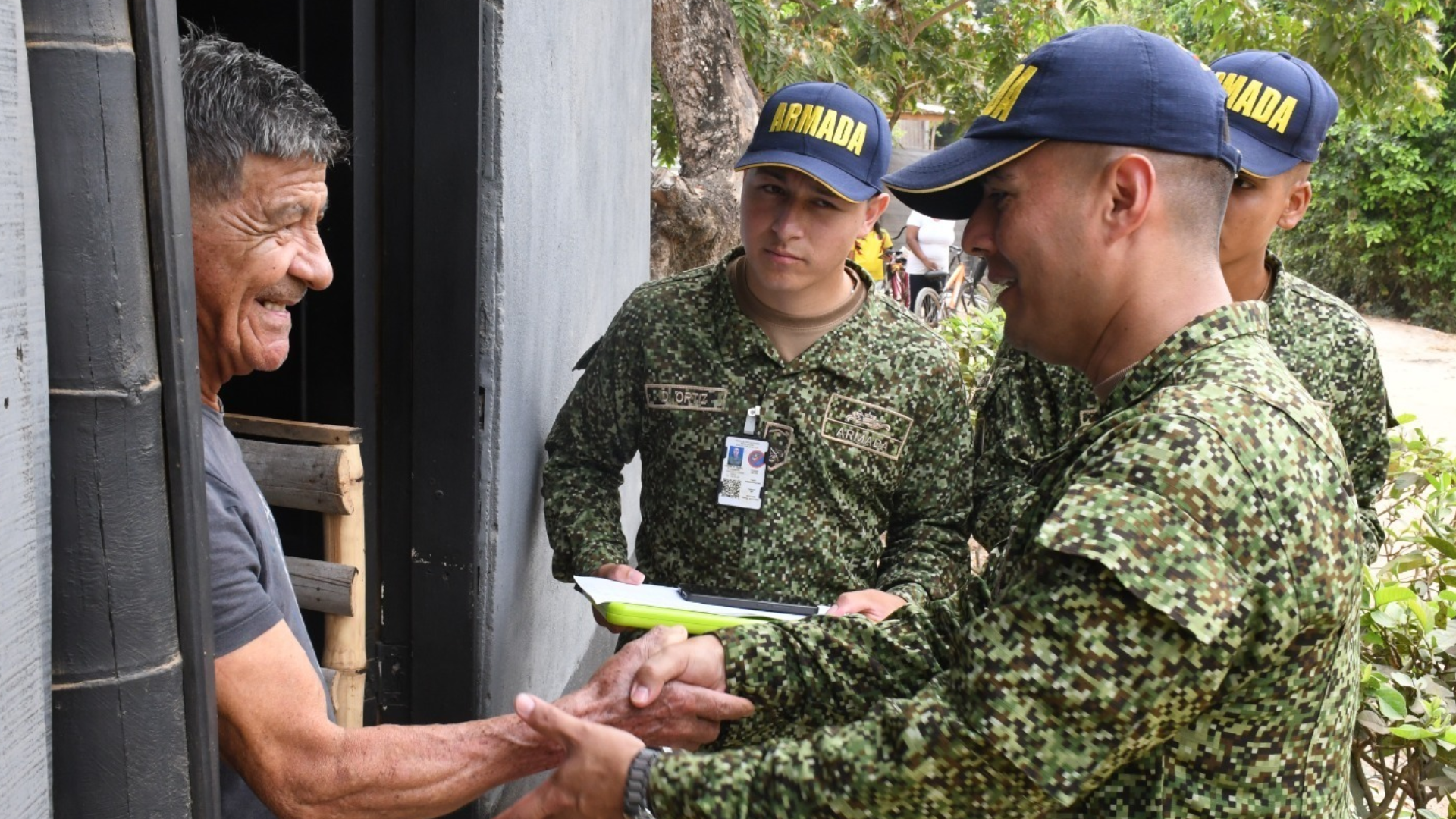 Marinos de la Armada Nacional. 