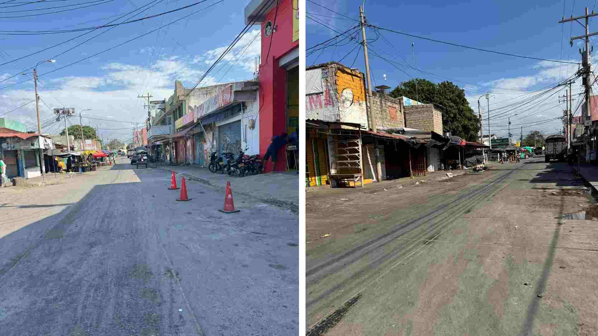 Riohacha presenta calles desoladas, comercio cerrado y restricciones en la movilidad.