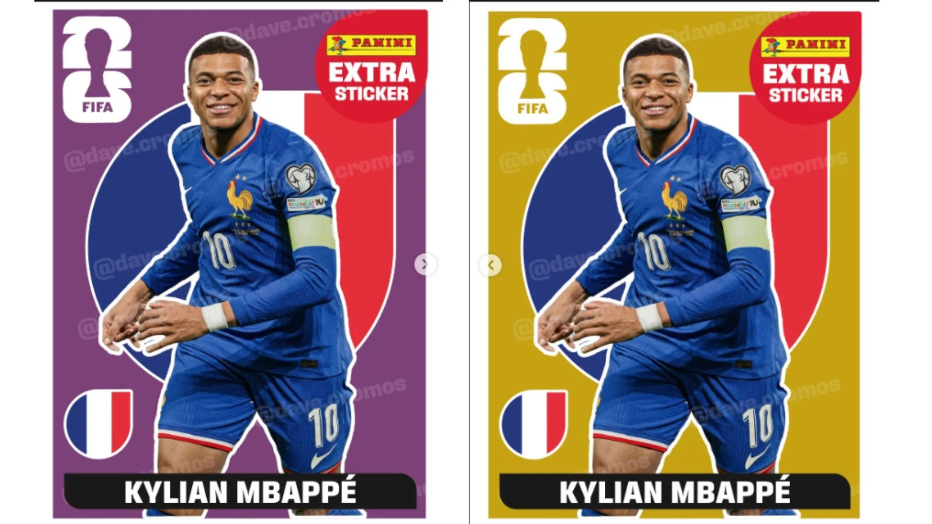Hay veinte jugadores seleccionados, uno es Mbappé.