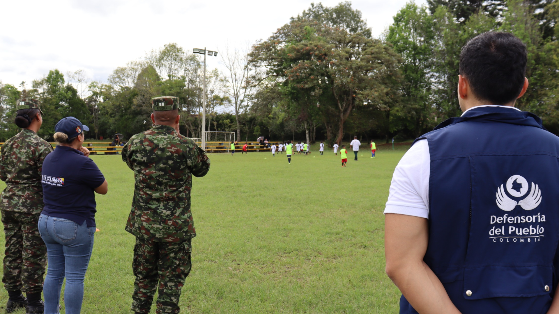 Campaña para evitar el reclutamiento de menores en Cauca.