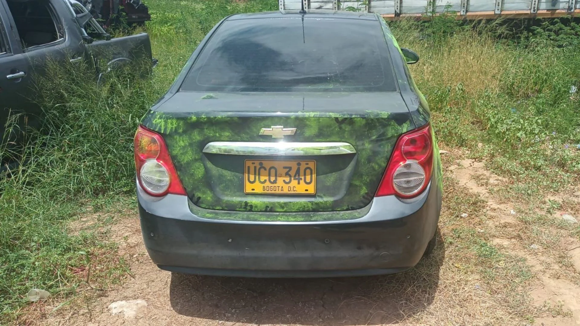 Se conoció que el vehículo es un Chevrolet Sonic gris ceniza de placas UCQ-340.