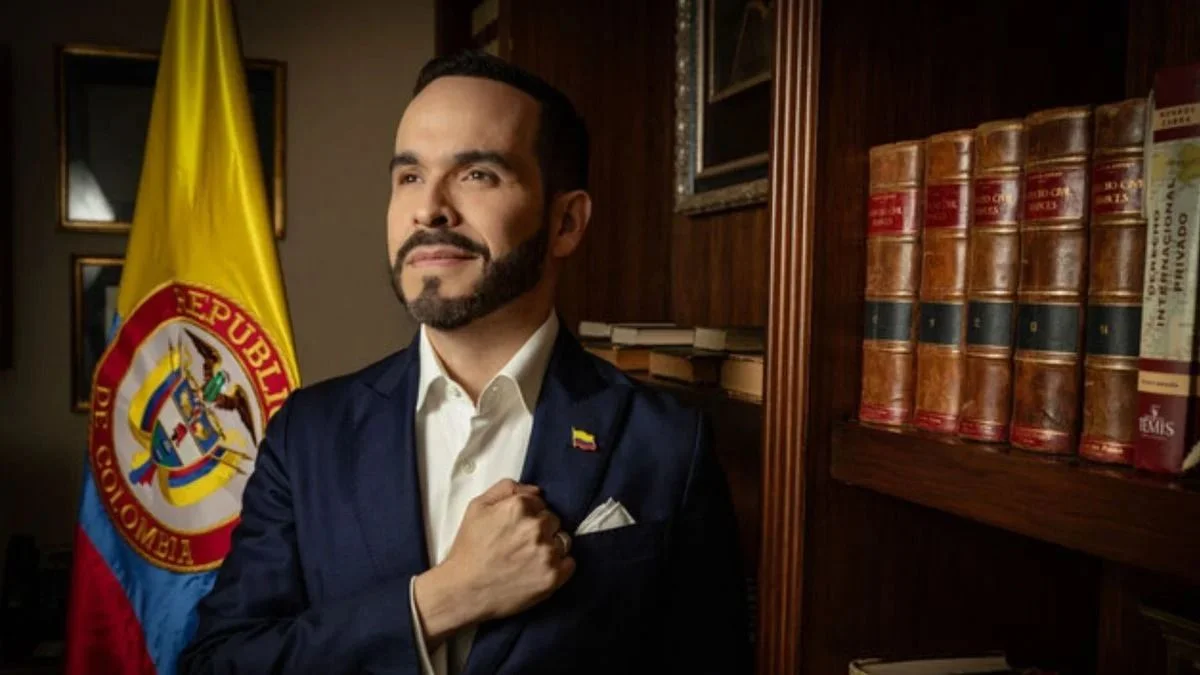 Abelardo de la Espriella , candidato presidencial. 