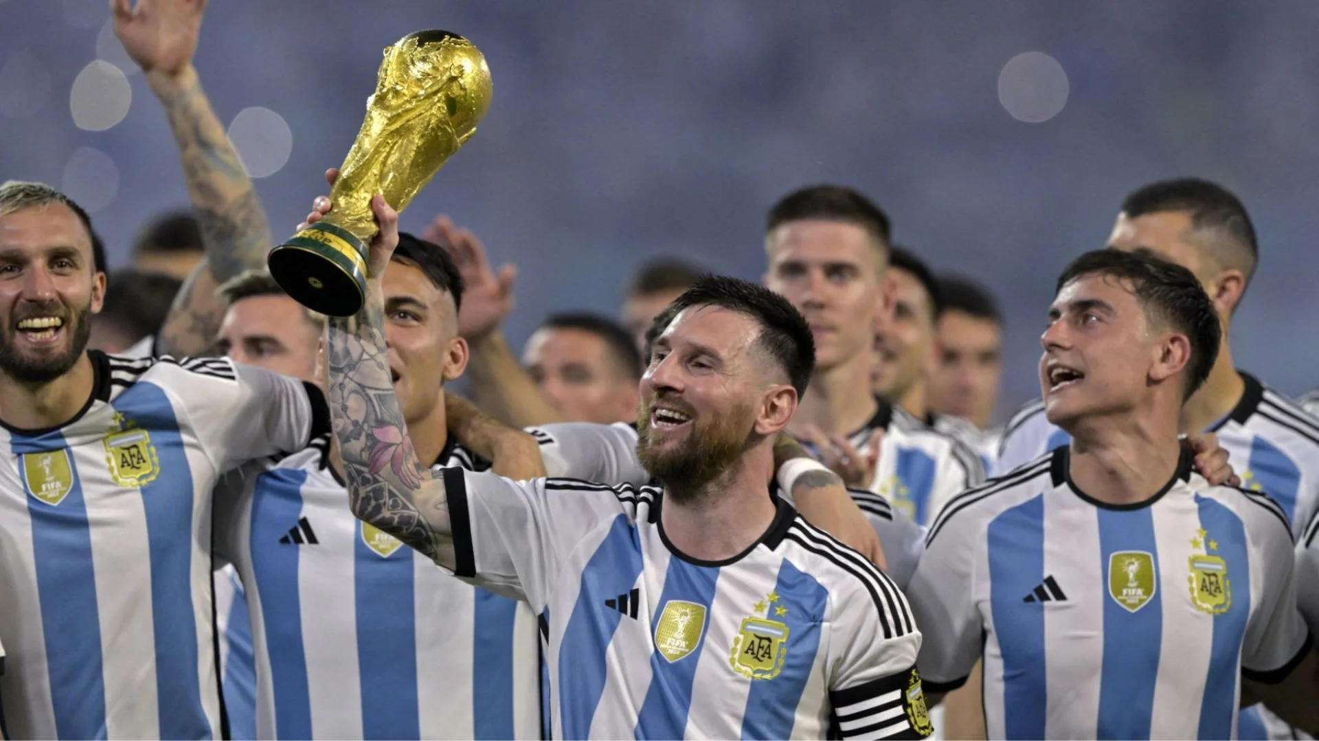 El argentino logró la copa del mundo en 2022.