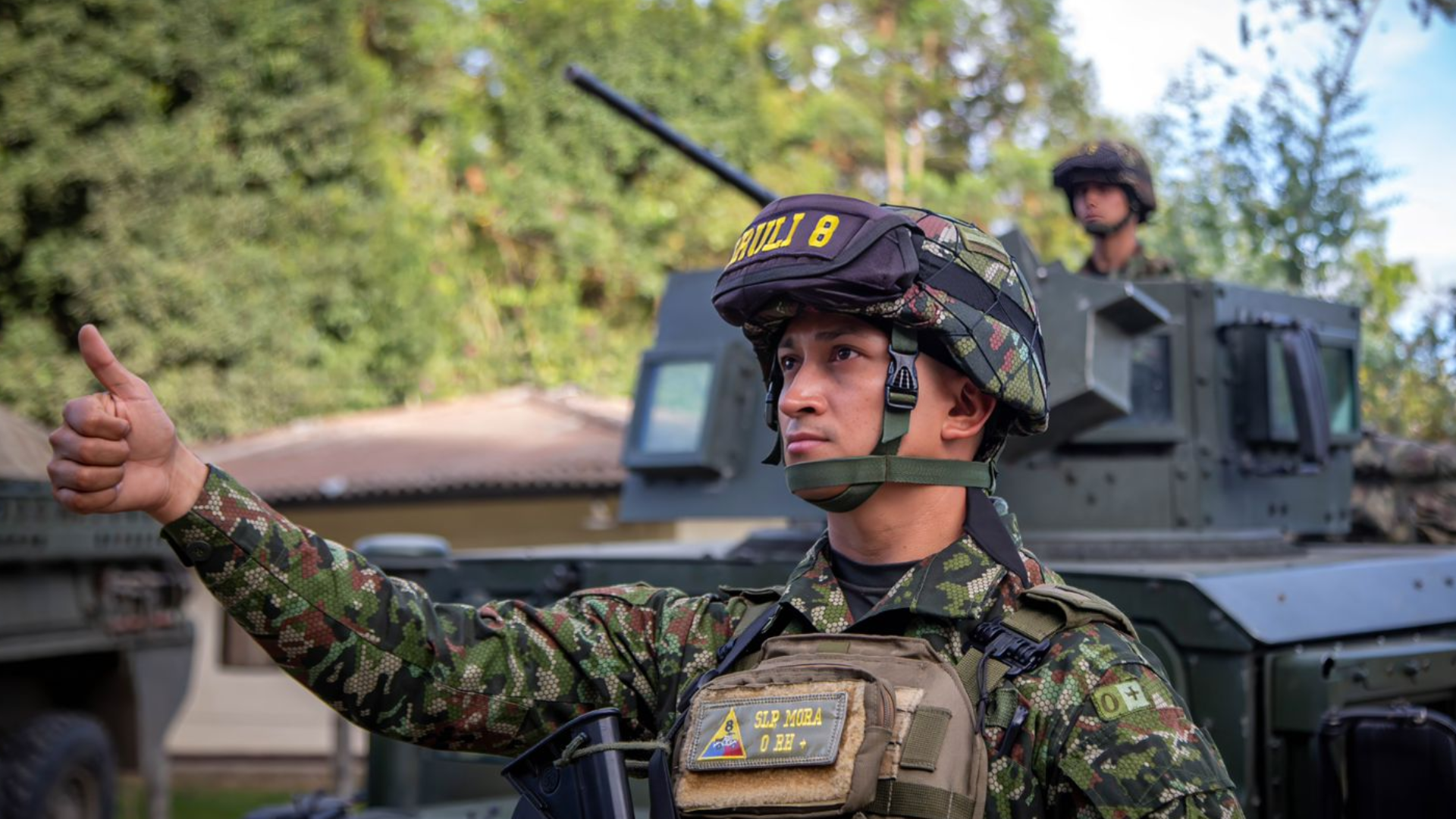 Tropas del Ejército Nacional. 