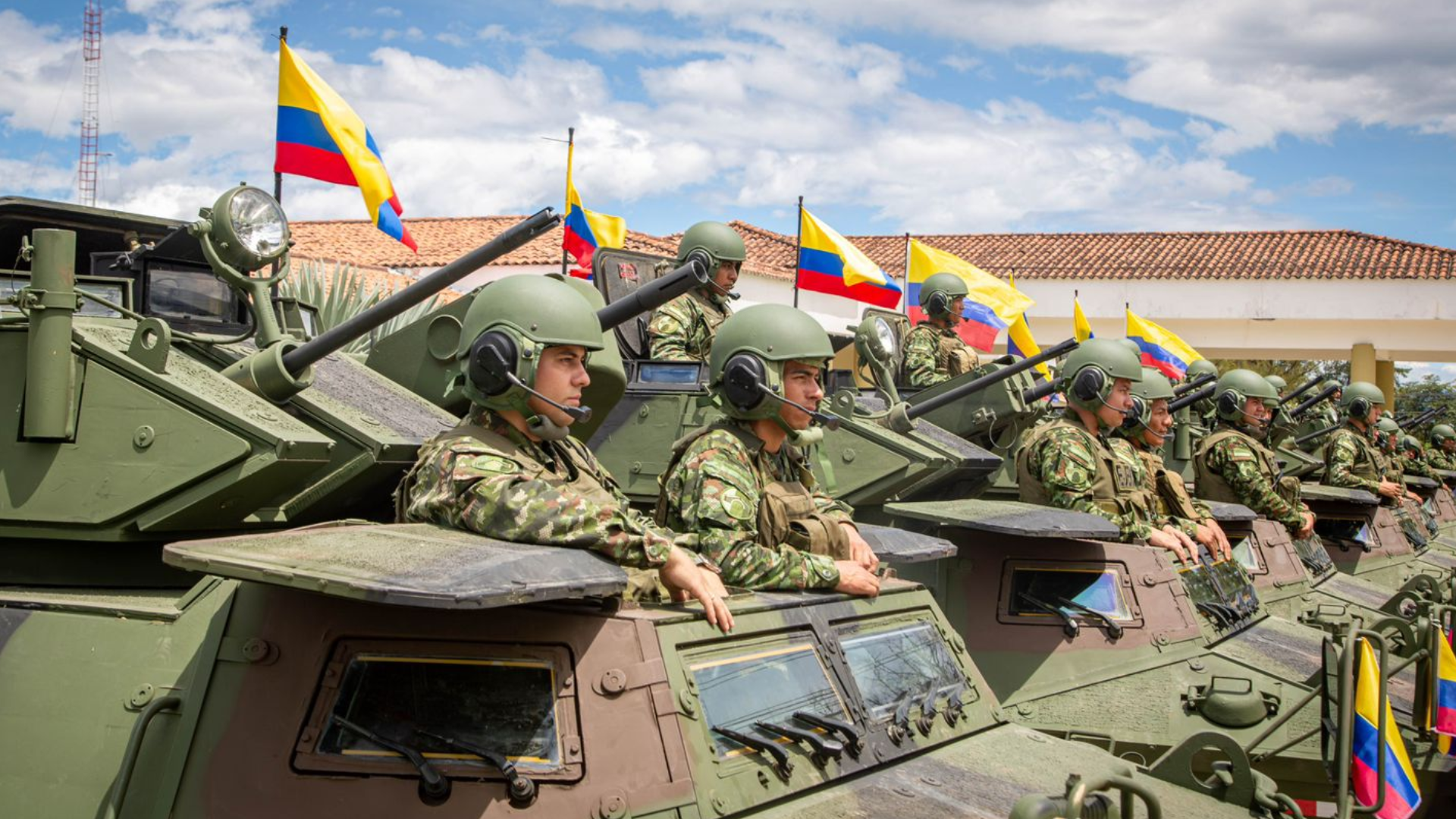 Tropas del Ejército Nacional. 